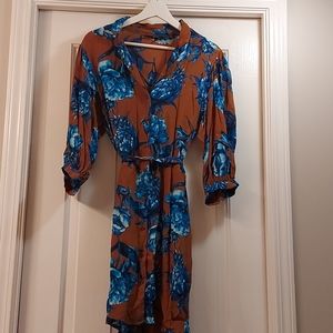 Vero Moda button up shirt dress with belt